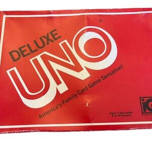 Vintage Uno Deluxe Game #3001 international games INC